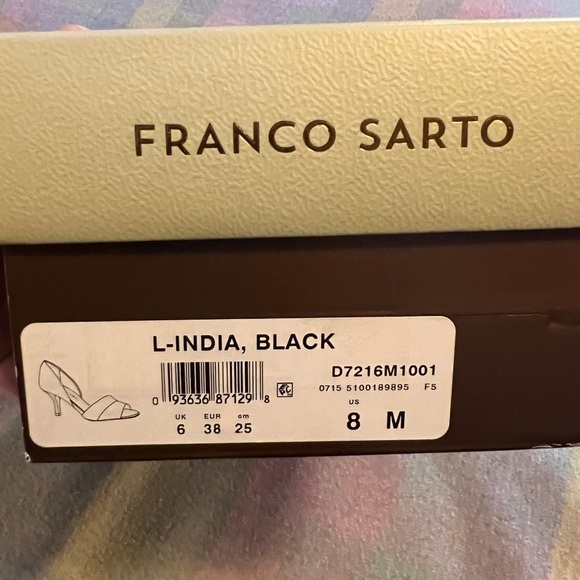 Franco Sarto Leather Heels- size 8 - Picture 2 of 4